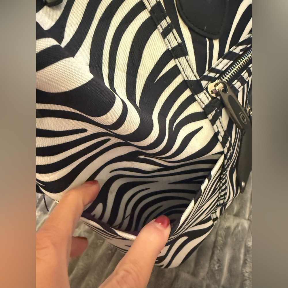 Calpak Zebra Print Carry-On Bag - Picture 7 of 16